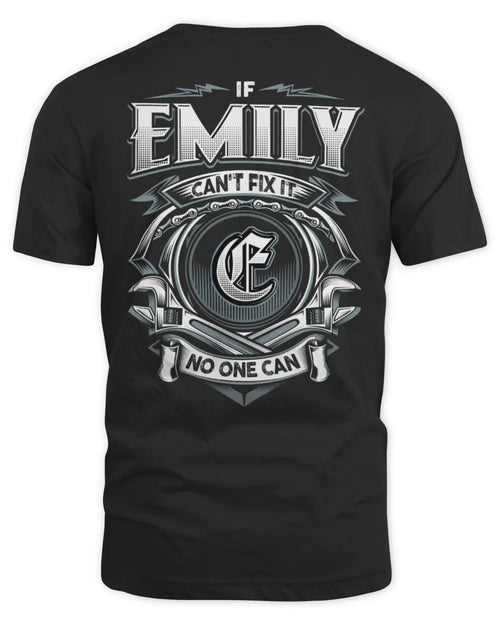 EMILY AP81-K4-626 - Personalized Ahmed Quote Apparel “If Ahmed Can't Fix It, No One Can” - Unisex Standard T-Shirt - Black