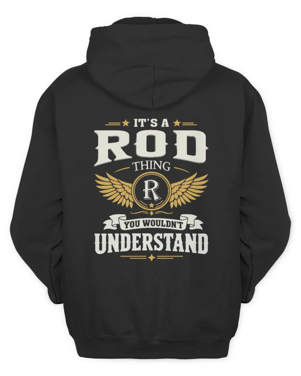 ROD KT06-M008 It’s a [NAME] Thing – You Wouldn’t Understand | Personalized Vintage T-Shirt - Unisex Hoodie - Black