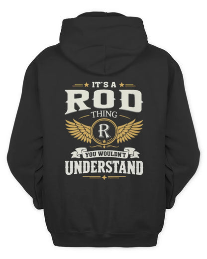 ROD KT06-M008 It’s a [NAME] Thing – You Wouldn’t Understand | Personalized Vintage T-Shirt - Unisex Hoodie - Black