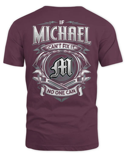MICHAEL AP81-K4-626 - Personalized Ahmed Quote Apparel “If Ahmed Can't Fix It, No One Can” - Unisex Standard T-Shirt - Maroon