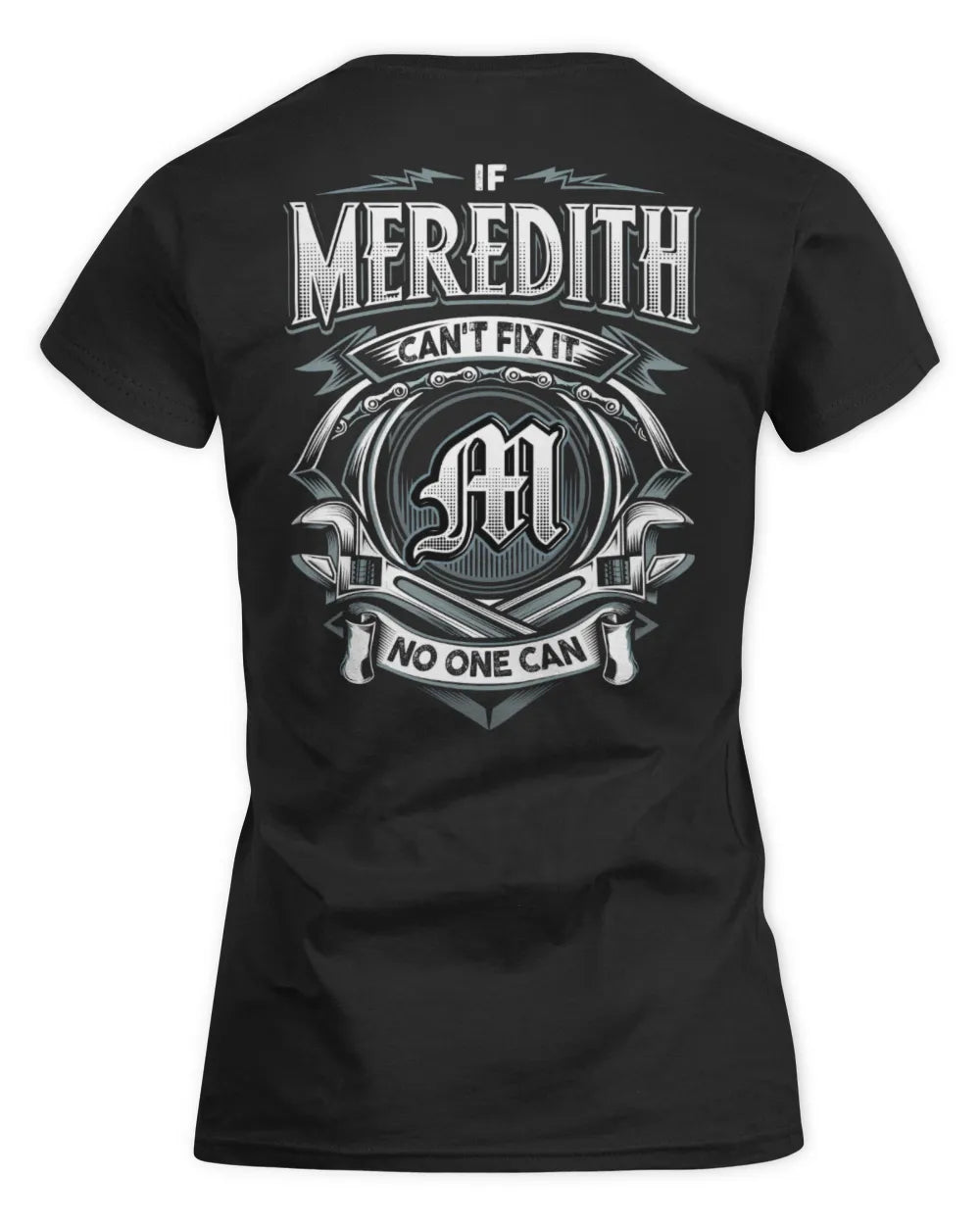 MEREDITH AP81-K4-626 - Personalized Ahmed Quote Apparel “If Ahmed Can't Fix It, No One Can” - Women's Standard T-Shirt - Black