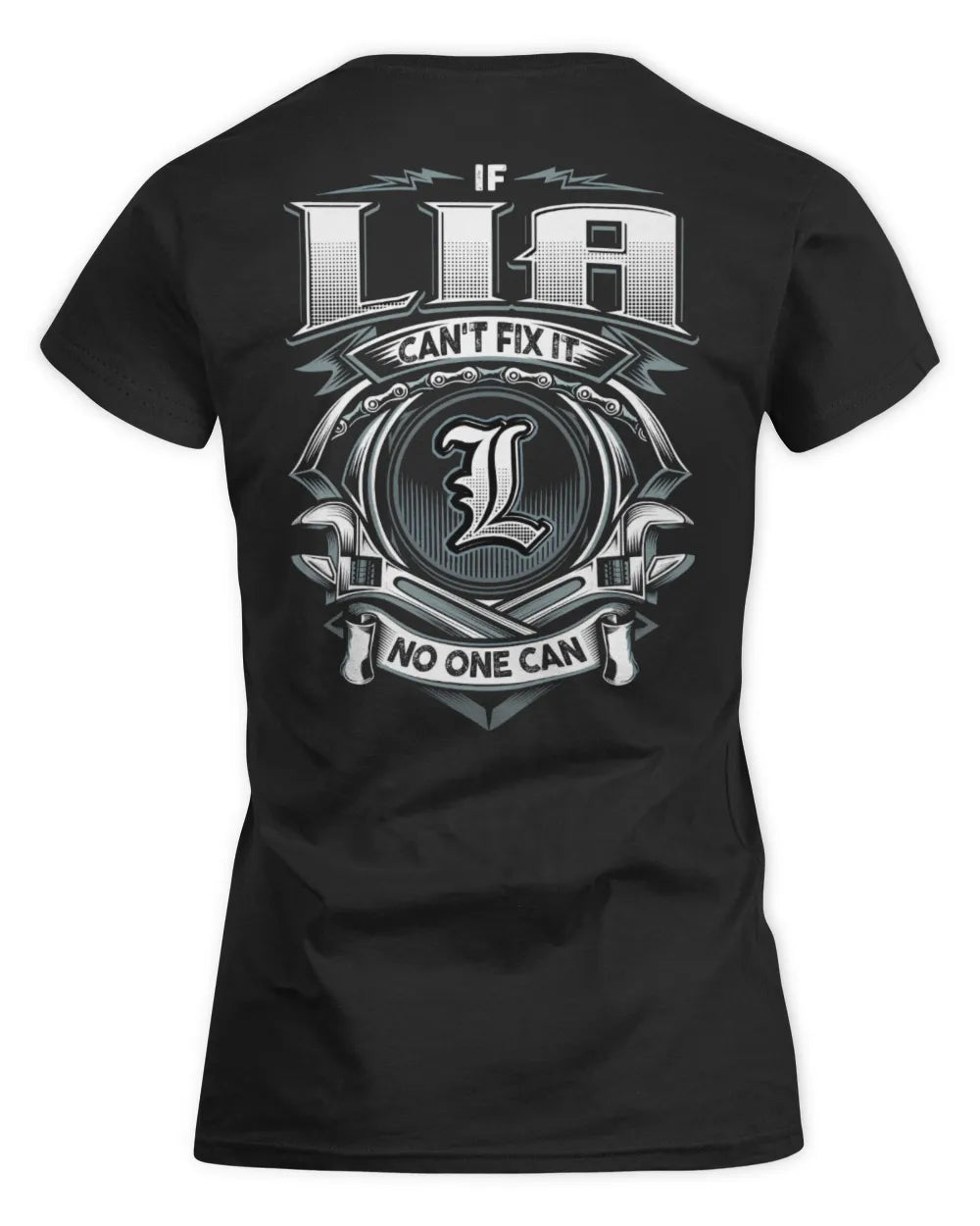 LIA AP81-K4-626 - Personalized Ahmed Quote Apparel “If Ahmed Can't Fix It, No One Can” - Women's Standard T-Shirt - Black