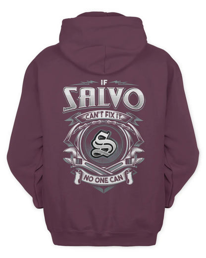 SALVO AP81-K4-626 - Personalized Ahmed Quote Apparel “If Ahmed Can't Fix It, No One Can” - Unisex Hoodie - Maroon