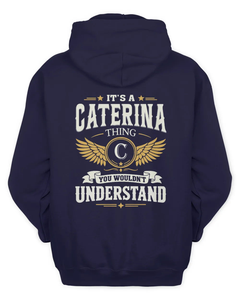 CATERINA KT06-M008 It’s a [NAME] Thing – You Wouldn’t Understand | Personalized Vintage T-Shirt - Unisex Hoodie - Navy
