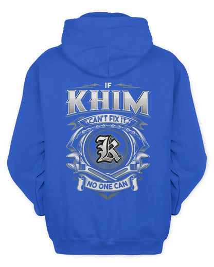 KHIM AP81-K4-626 - Personalized Ahmed Quote Apparel “If Ahmed Can't Fix It, No One Can” - Unisex Hoodie - Royal