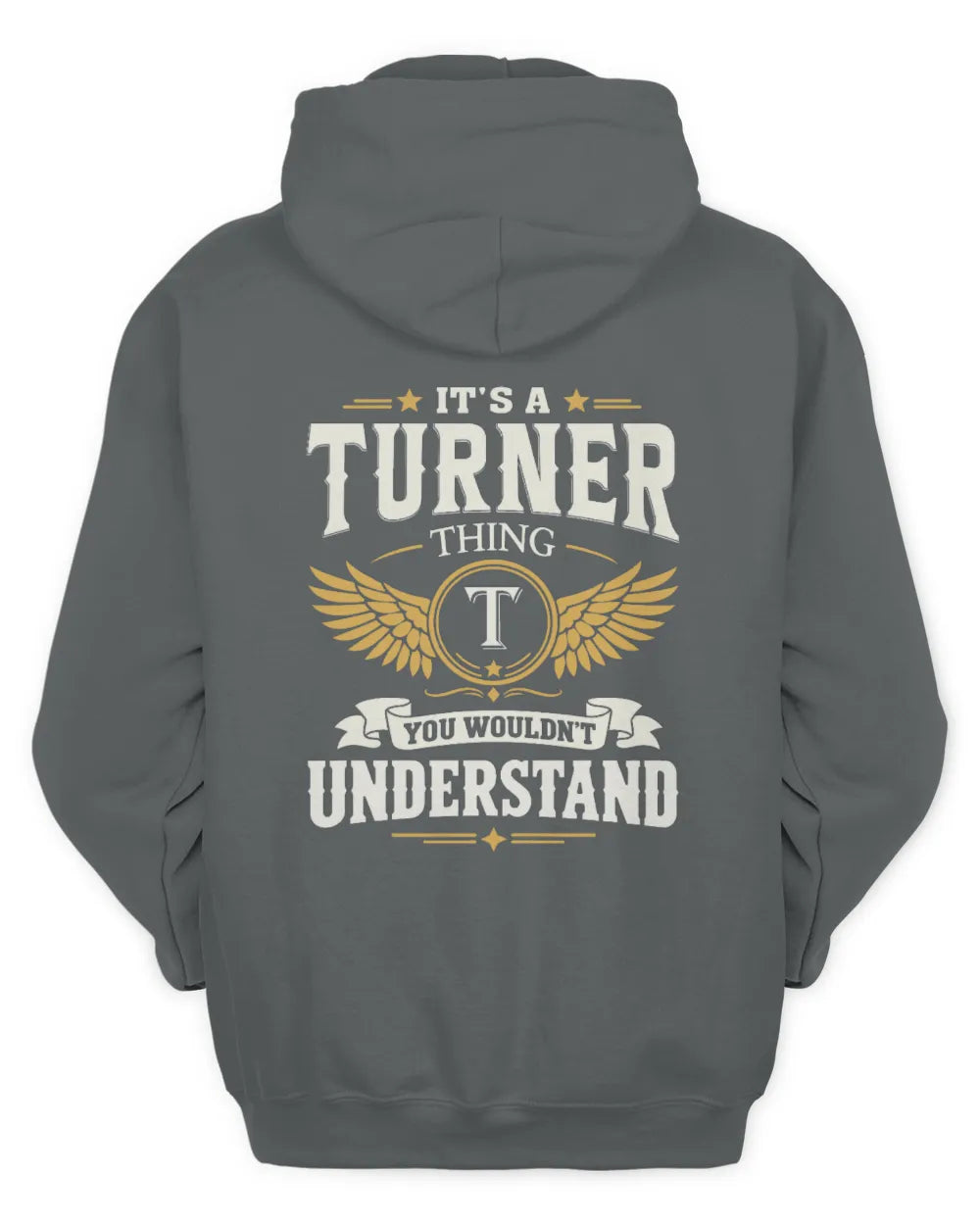 TURNER KT06-M008 It’s a [NAME] Thing – You Wouldn’t Understand | Personalized Vintage T-Shirt - Unisex Hoodie - Charcoal