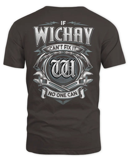WICHAY AP81-K4-626 - Personalized Ahmed Quote Apparel “If Ahmed Can't Fix It, No One Can” - Unisex Standard T-Shirt - Dark Chocolate