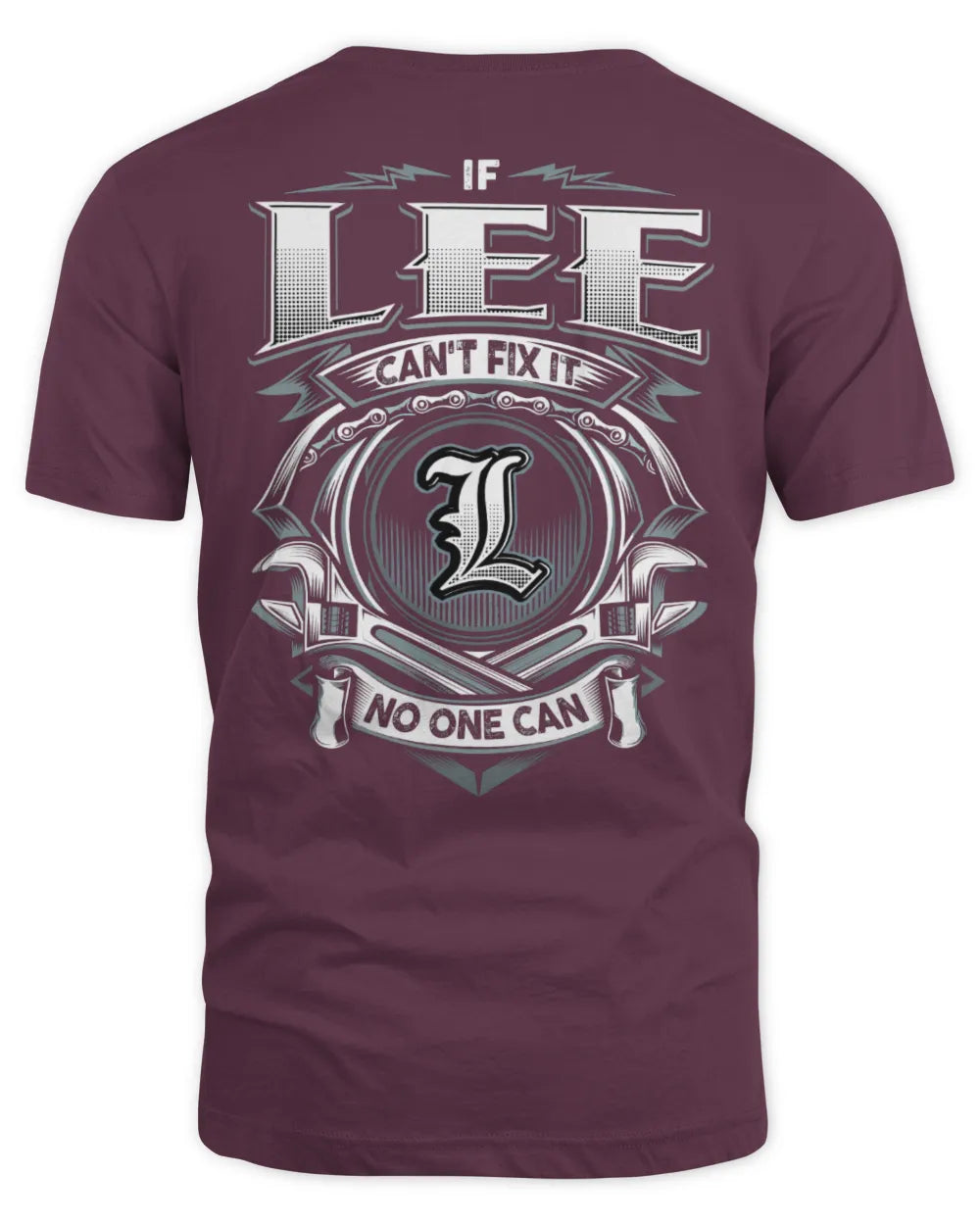 LEE AP81-K4-626 - Personalized Ahmed Quote Apparel “If Ahmed Can't Fix It, No One Can” - Unisex Standard T-Shirt - Maroon