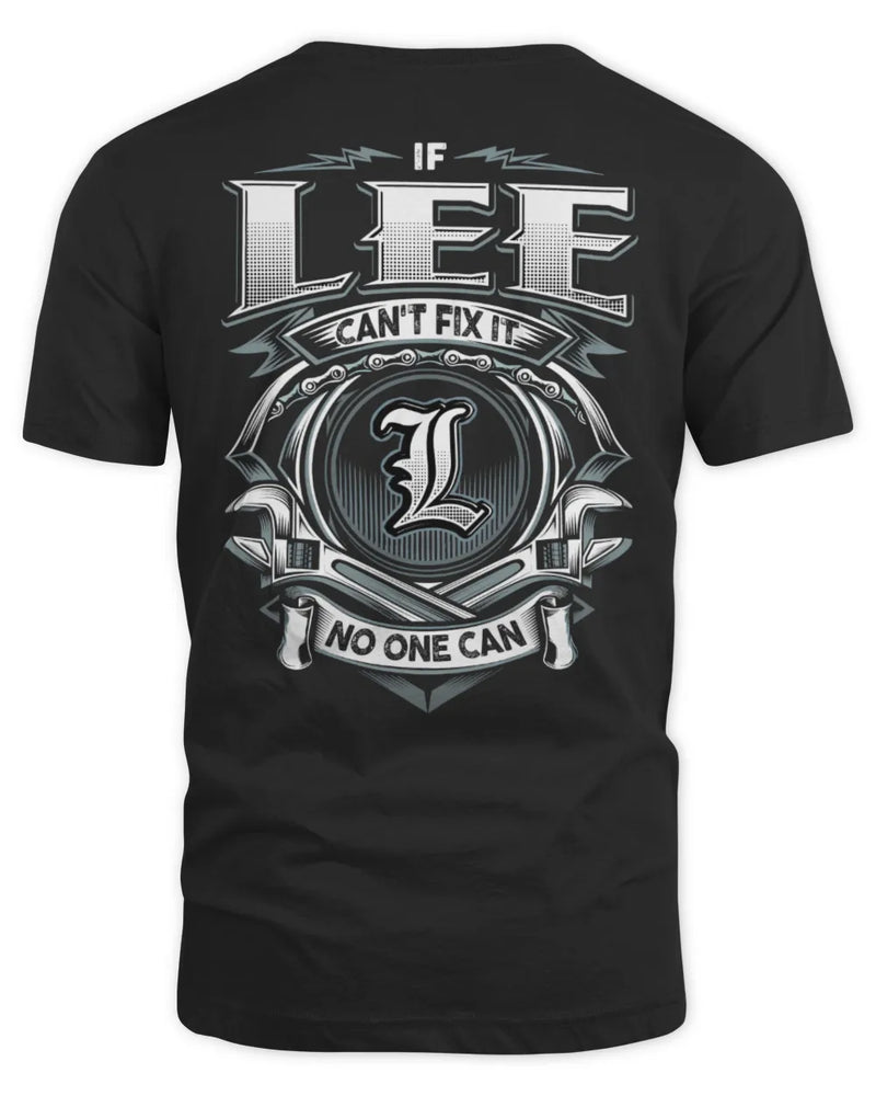 LEE AP81-K4-626 - Personalized Ahmed Quote Apparel “If Ahmed Can't Fix It, No One Can” - Unisex Standard T-Shirt - Black