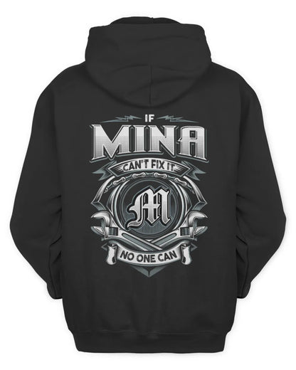 MINA AP81-K4-626 - Personalized Ahmed Quote Apparel “If Ahmed Can't Fix It, No One Can” - Unisex Hoodie - Black