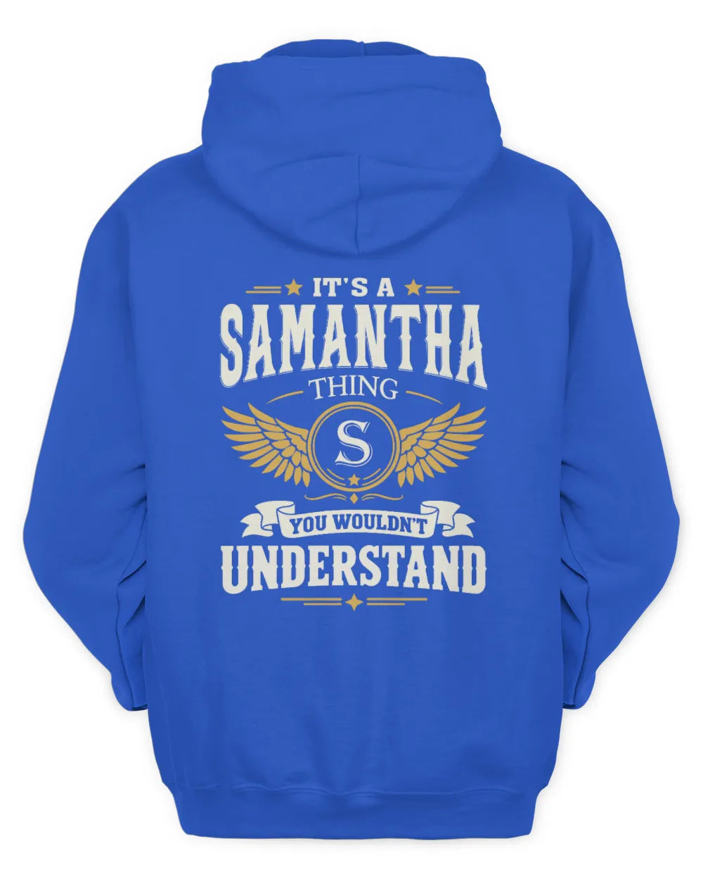 SAMANTHA KT06-M008 It’s a [NAME] Thing – You Wouldn’t Understand | Personalized Vintage T-Shirt - Unisex Hoodie - Royal