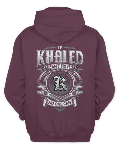 KHALED AP81-K4-626 - Personalized Ahmed Quote Apparel “If Ahmed Can't Fix It, No One Can” - Unisex Hoodie - Maroon