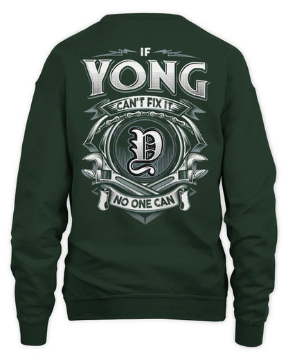YONG AP81-K4-626 - Personalized Ahmed Quote Apparel “If Ahmed Can't Fix It, No One Can” - Unisex Sweatshirt - Forest Green