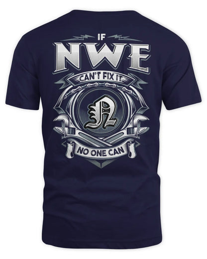 NWE AP81-K4-626 - Personalized Ahmed Quote Apparel “If Ahmed Can't Fix It, No One Can” - Unisex Standard T-Shirt - Navy