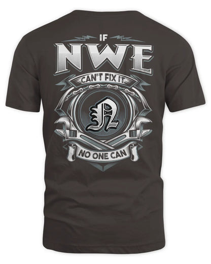 NWE AP81-K4-626 - Personalized Ahmed Quote Apparel “If Ahmed Can't Fix It, No One Can” - Unisex Standard T-Shirt - Dark Chocolate