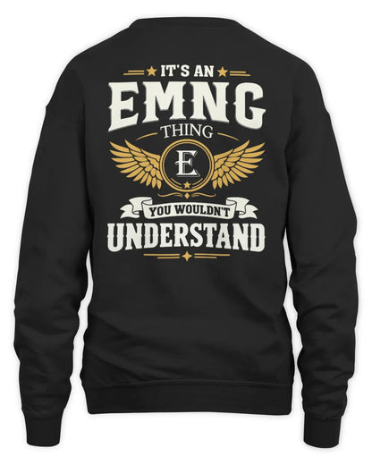 EMNG KT06-M008 It’s a [NAME] Thing – You Wouldn’t Understand | Personalized Vintage T-Shirt - Unisex Sweatshirt - Black