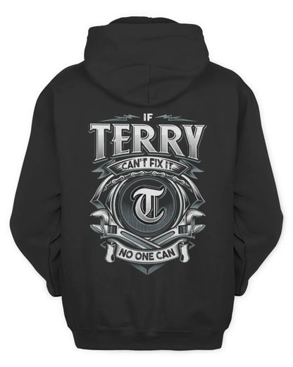TERRY AP81-K4-626 - Personalized Ahmed Quote Apparel “If Ahmed Can't Fix It, No One Can” - Unisex Hoodie - Black