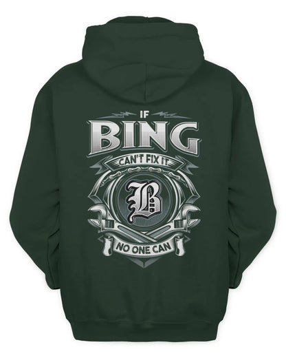BING AP81-K4-626 - Personalized Ahmed Quote Apparel “If Ahmed Can't Fix It, No One Can” - Unisex Hoodie - Forest Green
