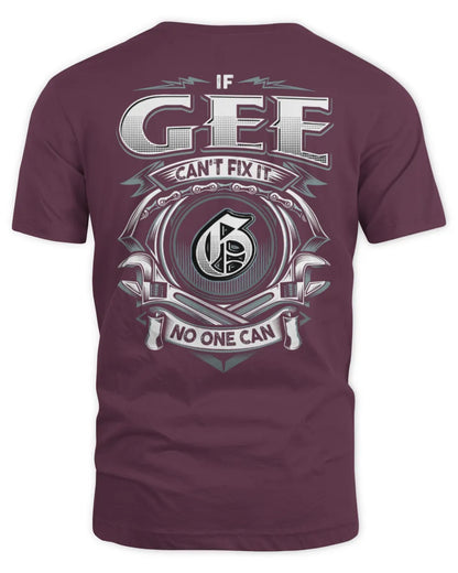 GEE AP81-K4-626 - Personalized Ahmed Quote Apparel “If Ahmed Can't Fix It, No One Can” - Unisex Standard T-Shirt - Maroon