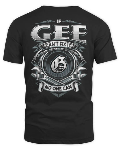 GEE AP81-K4-626 - Personalized Ahmed Quote Apparel “If Ahmed Can't Fix It, No One Can” - Unisex Standard T-Shirt - Black