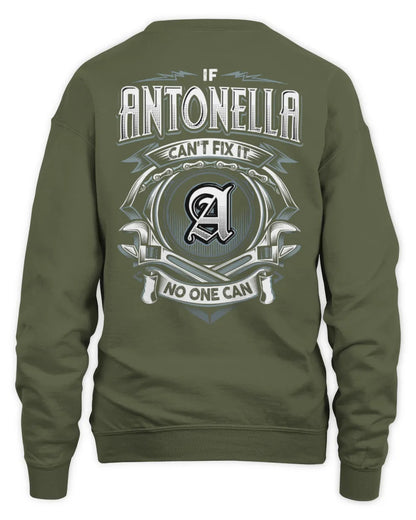 ANTONELLA AP81-K4-626 - Personalized Ahmed Quote Apparel “If Ahmed Can't Fix It, No One Can” - Unisex Sweatshirt - Military Green