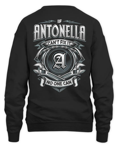 ANTONELLA AP81-K4-626 - Personalized Ahmed Quote Apparel “If Ahmed Can't Fix It, No One Can” - Unisex Sweatshirt - Black