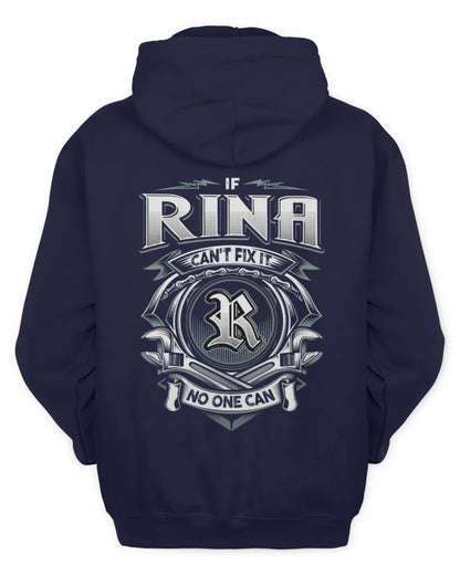 RINA AP81-K4-626 - Personalized Ahmed Quote Apparel “If Ahmed Can't Fix It, No One Can” - Unisex Hoodie - Navy