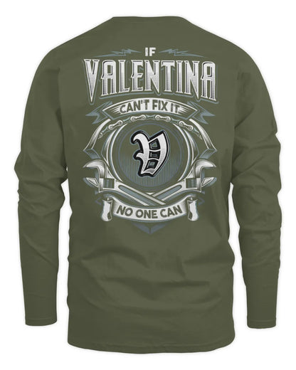VALENTINA AP81-K4-626 - Personalized Ahmed Quote Apparel “If Ahmed Can't Fix It, No One Can” - Men's Long Sleeved T-Shirt - Military Green