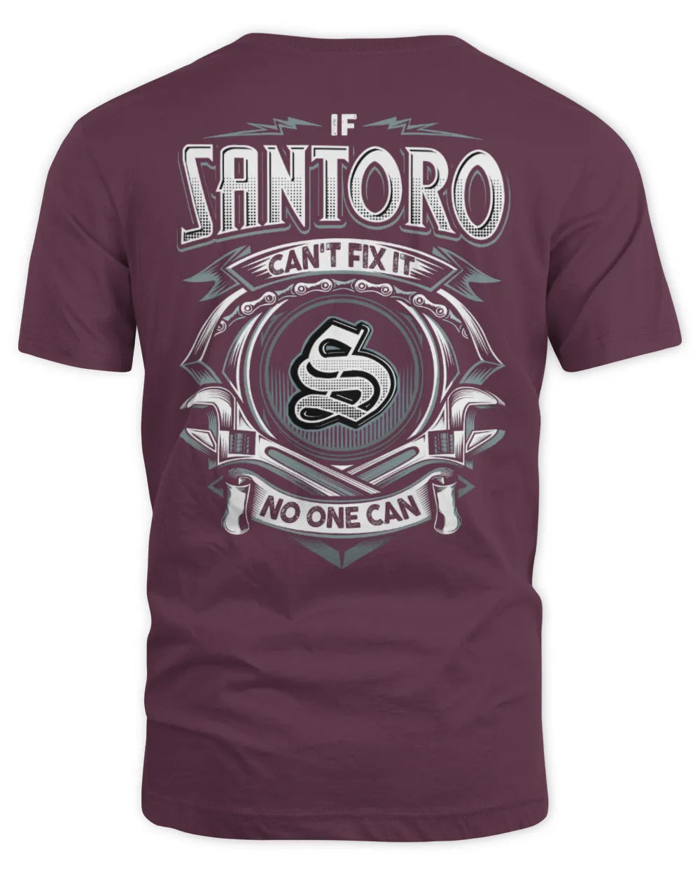SANTORO AP81-K4-626 - Personalized Ahmed Quote Apparel “If Ahmed Can't Fix It, No One Can” - Unisex Standard T-Shirt - Maroon