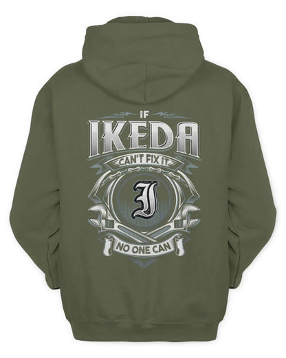 IKEDA AP81-K4-626 - Personalized Ahmed Quote Apparel “If Ahmed Can't Fix It, No One Can” - Unisex Hoodie - Military Green