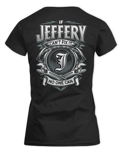 JEFFERY AP81-K4-626 - Personalized Ahmed Quote Apparel “If Ahmed Can't Fix It, No One Can” - Women's Standard T-Shirt - Black