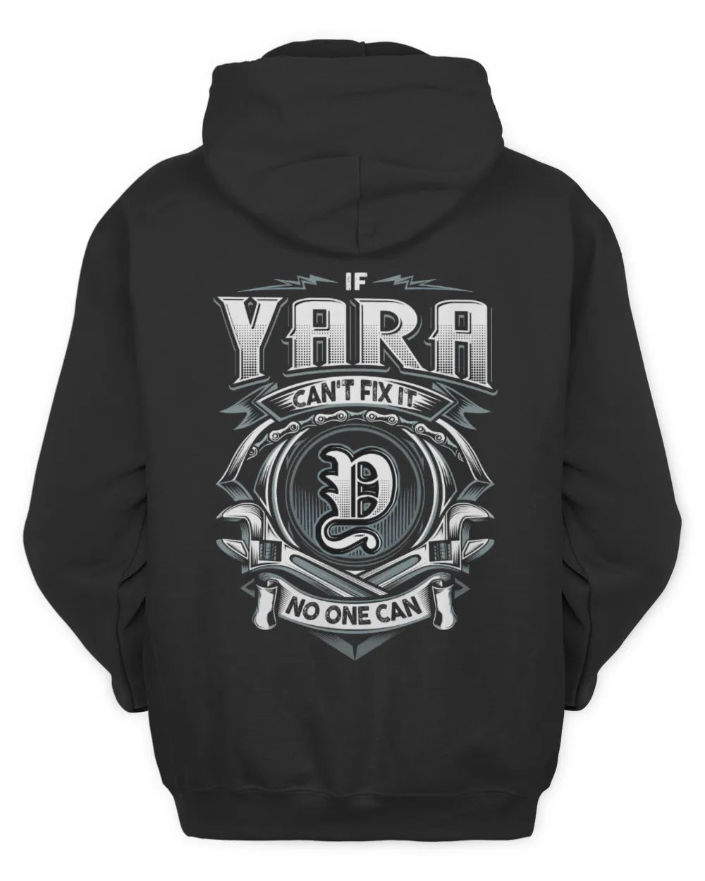 YARA AP81-K4-626 - Personalized Ahmed Quote Apparel “If Ahmed Can't Fix It, No One Can” - Unisex Hoodie - Black