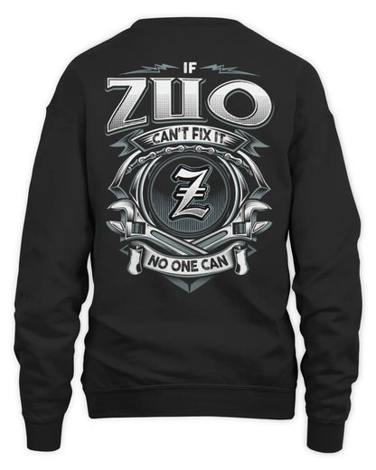 ZUO AP81-K4-626 - Personalized Ahmed Quote Apparel “If Ahmed Can't Fix It, No One Can” - Unisex Sweatshirt - Black