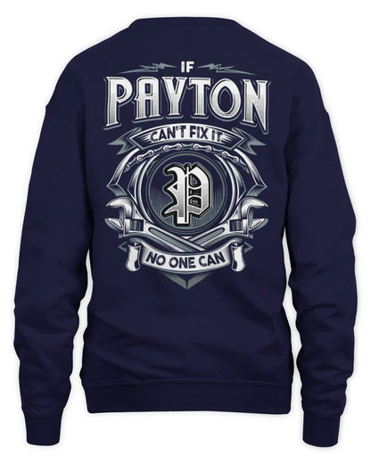 PAYTON AP81-K4-626 - Personalized Ahmed Quote Apparel “If Ahmed Can't Fix It, No One Can” - Unisex Sweatshirt - Navy