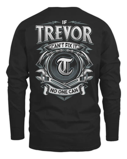 TREVOR AP81-K4-626 - Personalized Ahmed Quote Apparel “If Ahmed Can't Fix It, No One Can” - Men's Long Sleeved T-Shirt - Black