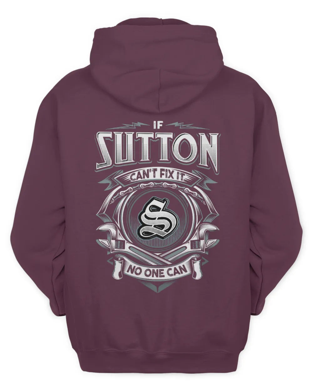 SUTTON AP81-K4-626 - Personalized Ahmed Quote Apparel “If Ahmed Can't Fix It, No One Can” - Unisex Hoodie - Maroon