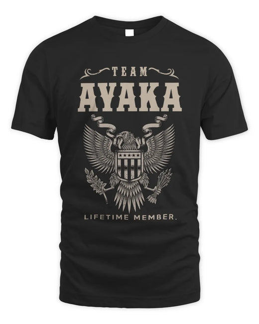 AYAKA TP06-K82 – Personalized Classic Style Apparel “Team NAME Lifetime Member”