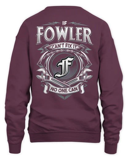 FOWLER AP81-K4-626 - Personalized Ahmed Quote Apparel “If Ahmed Can't Fix It, No One Can” - Unisex Sweatshirt - Maroon