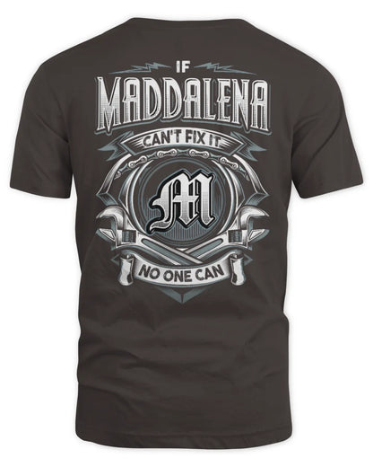 MADDALENA AP81-K4-626 - Personalized Ahmed Quote Apparel “If Ahmed Can't Fix It, No One Can” - Unisex Standard T-Shirt - Dark Chocolate