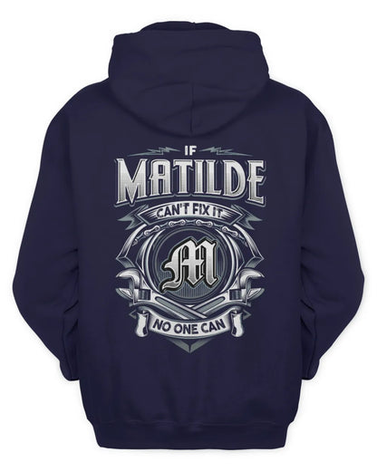 MATILDE AP81-K4-626 - Personalized Ahmed Quote Apparel “If Ahmed Can't Fix It, No One Can” - Unisex Hoodie - Navy