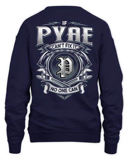 PYAE AP81-K4-626 - Personalized Ahmed Quote Apparel “If Ahmed Can't Fix It, No One Can” - Unisex Sweatshirt - Navy