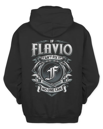FLAVIO AP81-K4-626 - Personalized Ahmed Quote Apparel “If Ahmed Can't Fix It, No One Can” - Unisex Hoodie - Black