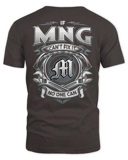 MNG AP81-K4-626 - Personalized Ahmed Quote Apparel “If Ahmed Can't Fix It, No One Can” - Unisex Standard T-Shirt - Dark Chocolate