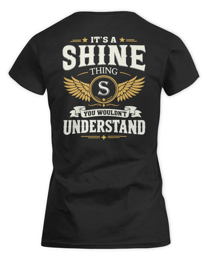 SHINE KT06-M008 It’s a [NAME] Thing – You Wouldn’t Understand | Personalized Vintage T-Shirt - Women's Standard T-Shirt - Black