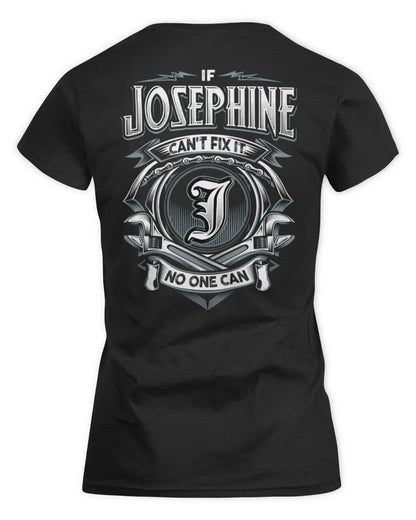 JOSEPHINE AP81-K4-626 - Personalized Ahmed Quote Apparel “If Ahmed Can't Fix It, No One Can” - Women's Standard T-Shirt - Black
