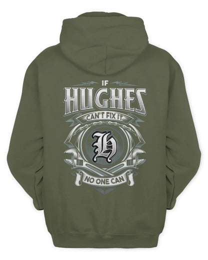HUGHES AP81-K4-626 - Personalized Ahmed Quote Apparel “If Ahmed Can't Fix It, No One Can” - Unisex Hoodie - Military Green