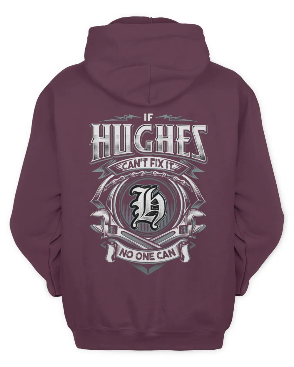 HUGHES AP81-K4-626 - Personalized Ahmed Quote Apparel “If Ahmed Can't Fix It, No One Can” - Unisex Hoodie - Maroon