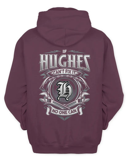 HUGHES AP81-K4-626 - Personalized Ahmed Quote Apparel “If Ahmed Can't Fix It, No One Can” - Unisex Hoodie - Maroon