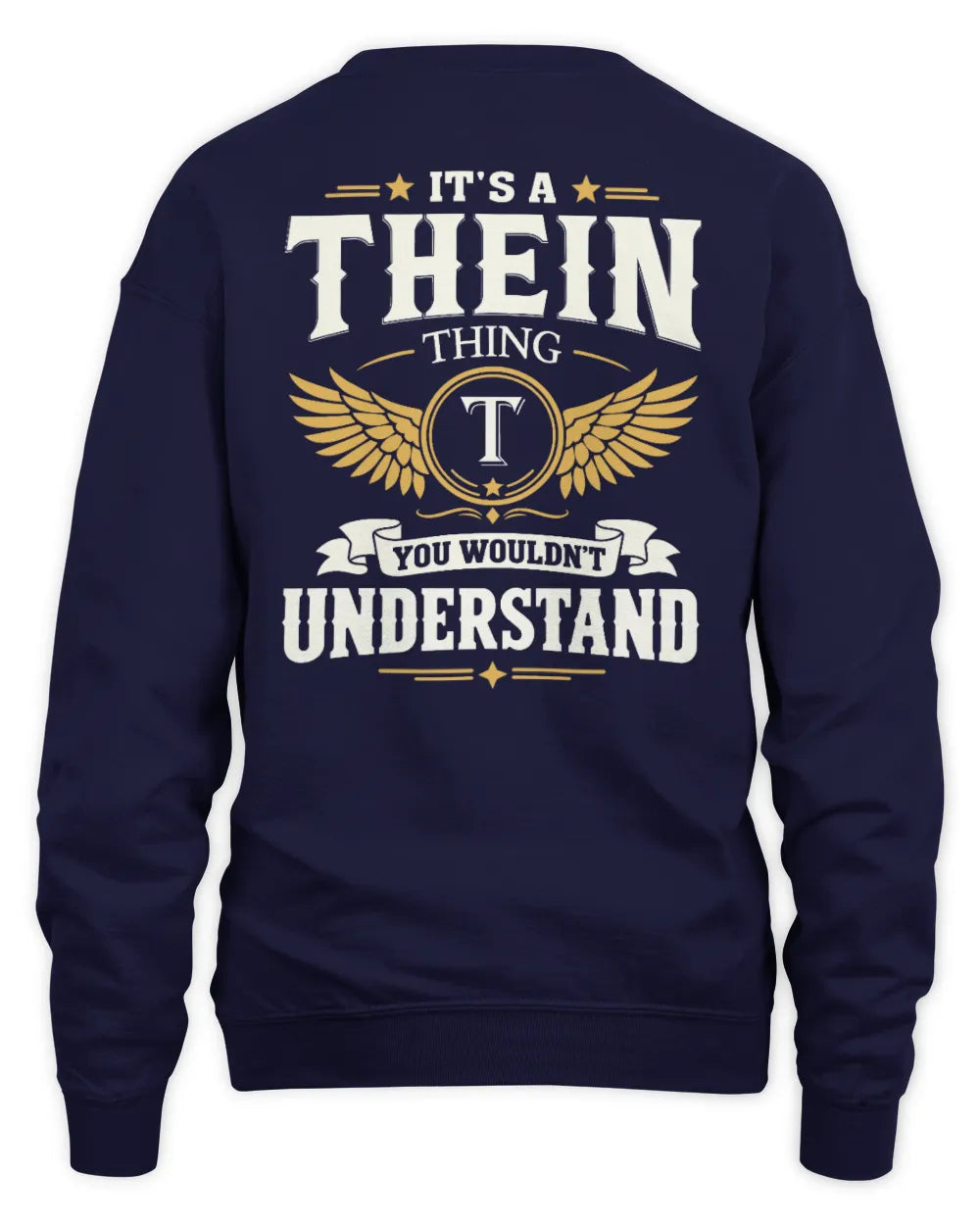 THEIN KT06-M008 It’s a [NAME] Thing – You Wouldn’t Understand | Personalized Vintage T-Shirt - Unisex Sweatshirt - Navy