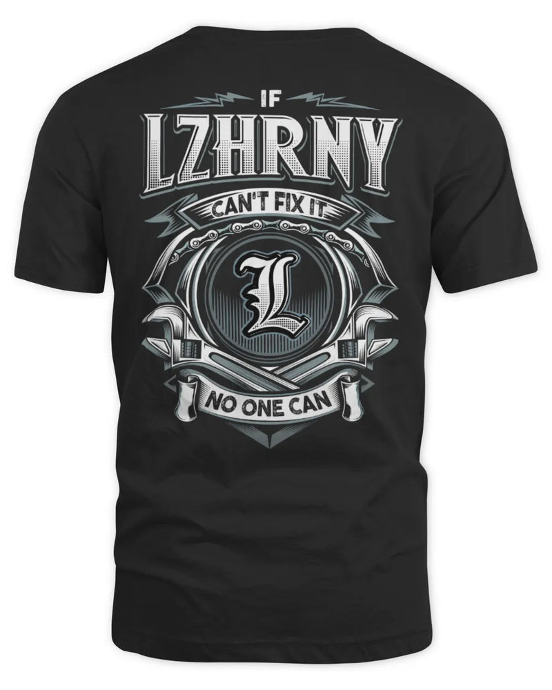 LZHRNY AP81-K4-626 - Personalized Ahmed Quote Apparel “If Ahmed Can't Fix It, No One Can” - Unisex Standard T-Shirt - Black